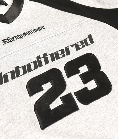 【ティーンズライン】袖 ジップ ゲーム ロゴ オーバー スウェット トップス (M、Lサイズ展開) 913-7576