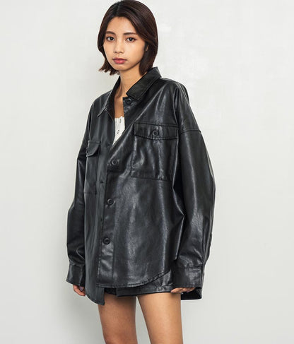 フェイクレザーCPOジャケット【セットアップ着用可】 794-9001