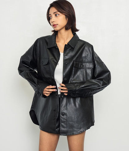 フェイクレザーCPOジャケット【セットアップ着用可】 794-9001