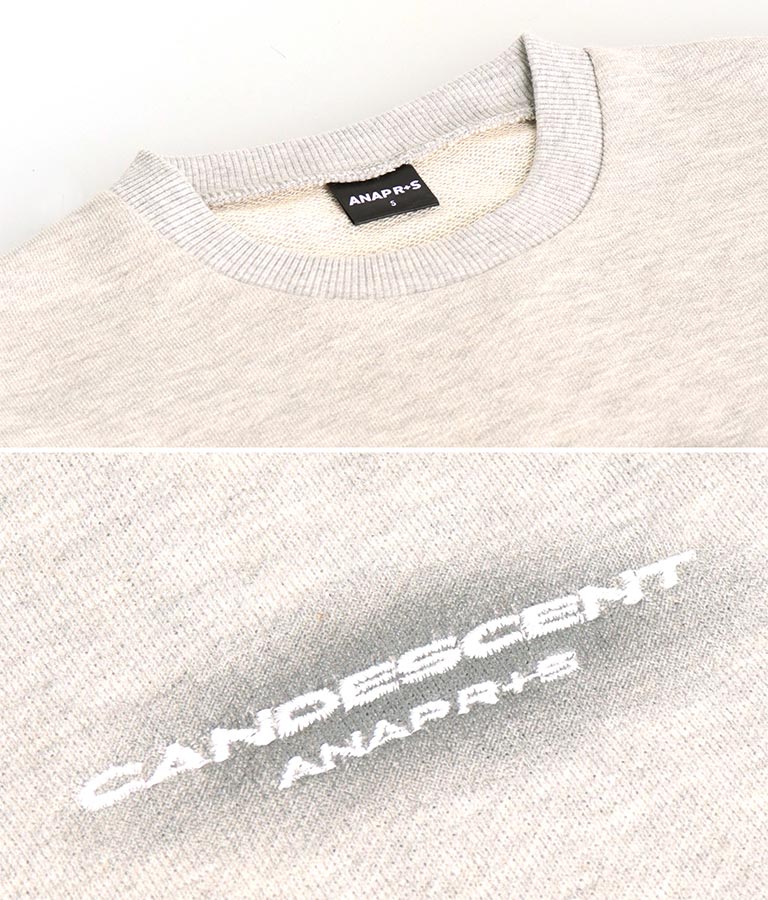 ANAP R+S【リラスポ】バック プリント オーバー スウェット 裏毛 トップス (ユニアイテム) 913-7587