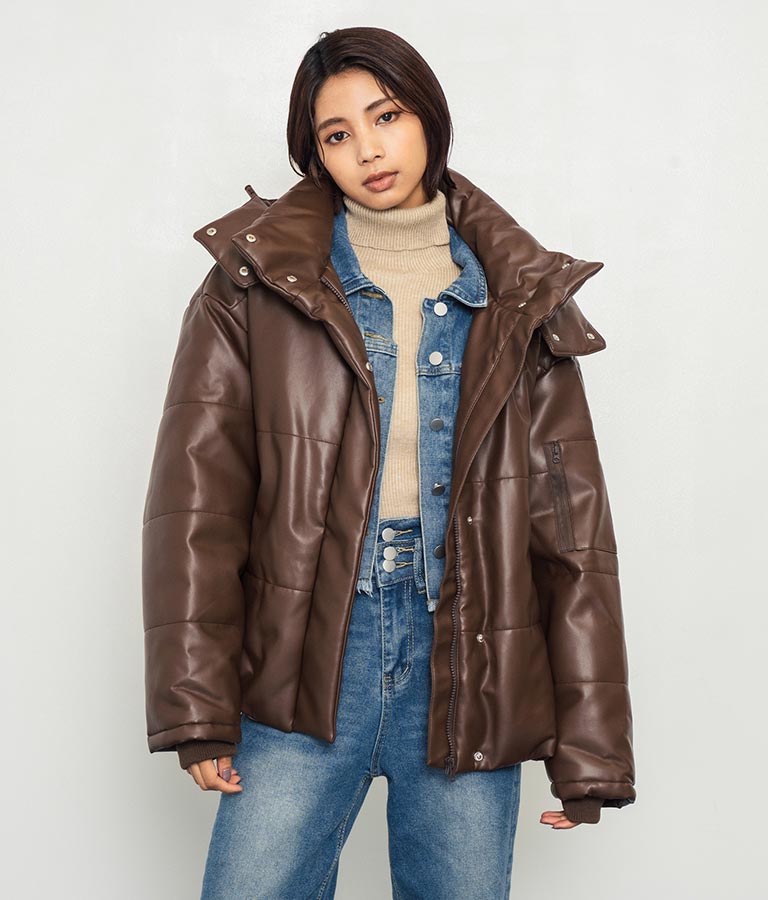 2WAY エコクラウド 中綿 オーバー フード ブルゾン 796-8978