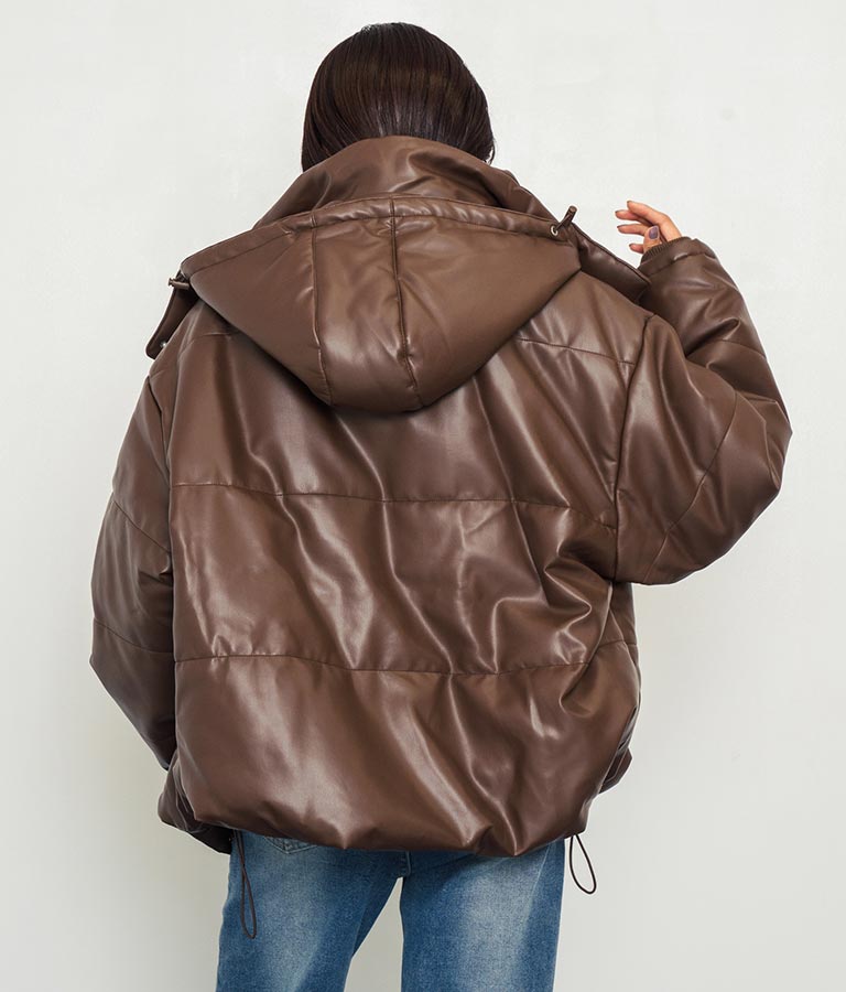 2WAY エコクラウド 中綿 オーバー フード ブルゾン 796-8978