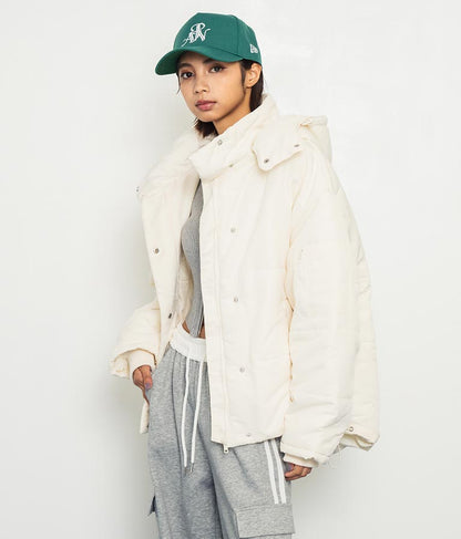 2WAY エコクラウド 中綿 オーバー フード ブルゾン 796-8978