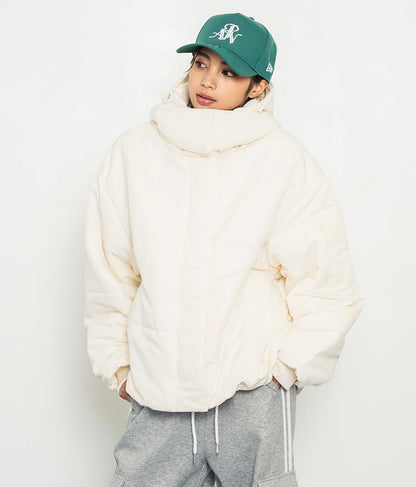 2WAY エコクラウド 中綿 オーバー フード ブルゾン 796-8978