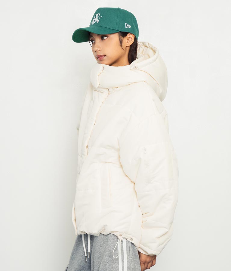 2WAY エコクラウド 中綿 オーバー フード ブルゾン 796-8978