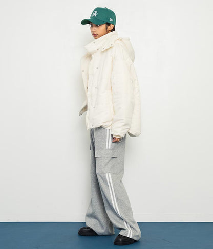 2WAY エコクラウド 中綿 オーバー フード ブルゾン 796-8978