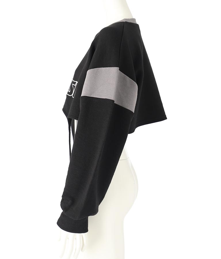 ガーター ショート スウェット トップス 913-7578