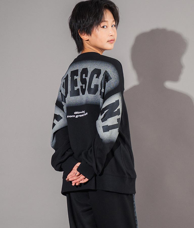 ANAP R+S【リラスポ】バック プリント オーバー スウェット 裏毛 トップス (ユニアイテム) 913-7587