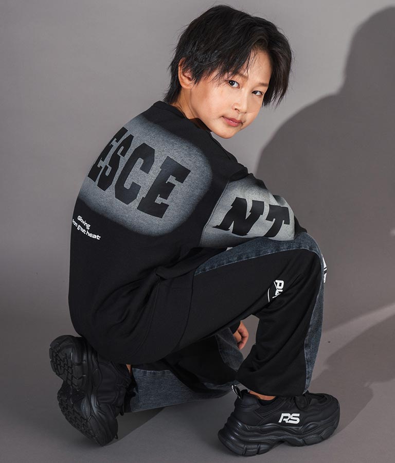 ANAP R+S【リラスポ】バック プリント オーバー スウェット 裏毛 トップス (ユニアイテム) 913-7587