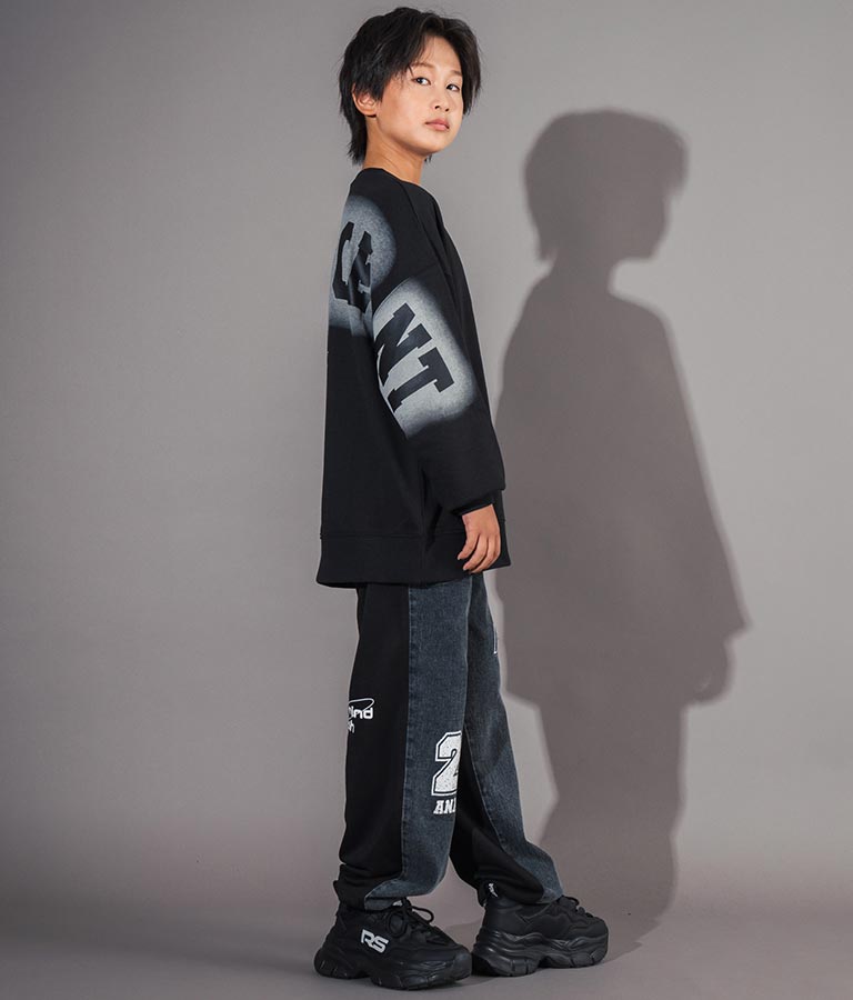 ANAP R+S【リラスポ】バック プリント オーバー スウェット 裏毛 トップス (ユニアイテム) 913-7587