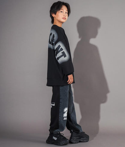 ANAP R+S【リラスポ】バック プリント オーバー スウェット 裏毛 トップス (ユニアイテム) 913-7587