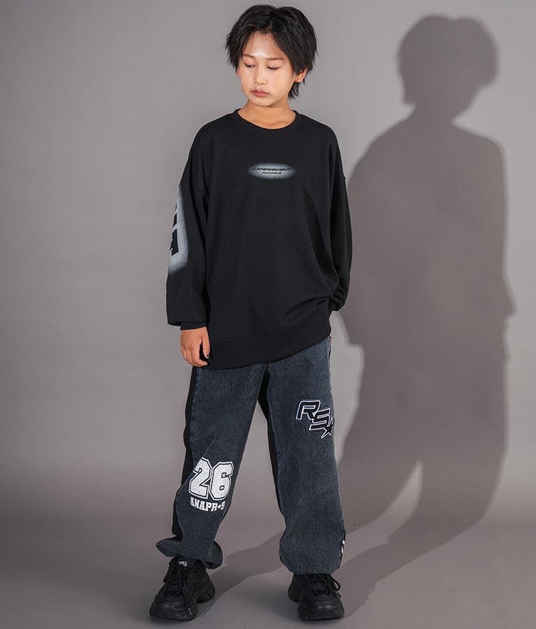 ANAP R+S【リラスポ】バック プリント オーバー スウェット 裏毛 トップス (ユニアイテム) 913-7587