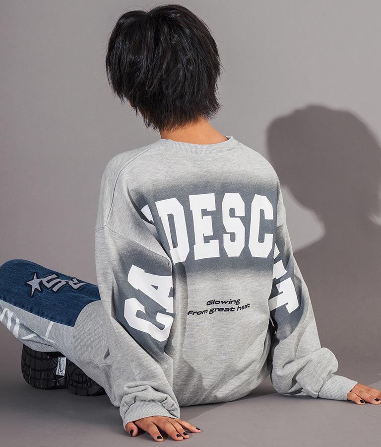 ANAP R+S【リラスポ】バック プリント オーバー スウェット 裏毛 トップス (ユニアイテム) 913-7587