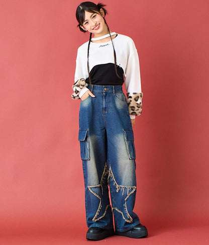 フロント スター デニム パンツ 912-7583