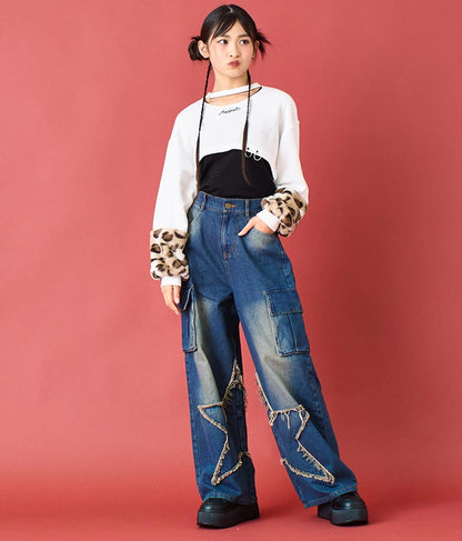 フロント スター デニム パンツ 912-7583