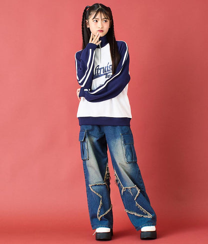 フロント スター デニム パンツ 912-7583