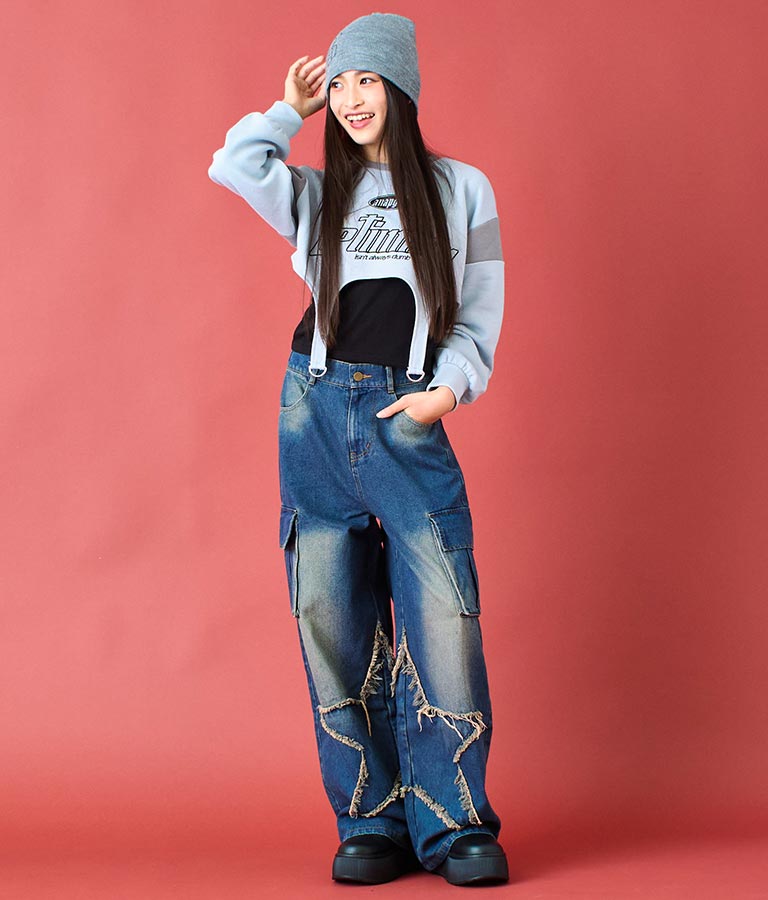 フロント スター デニム パンツ 912-7583