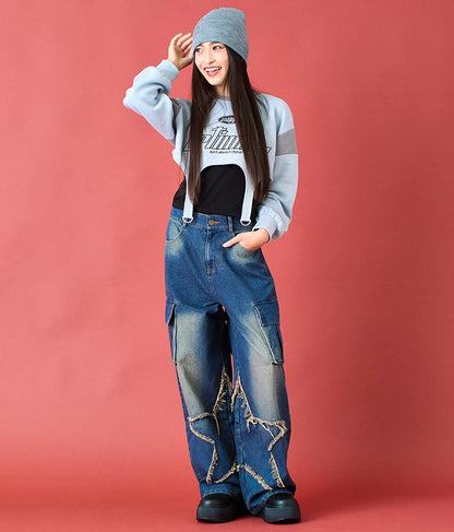 フロント スター デニム パンツ 912-7583