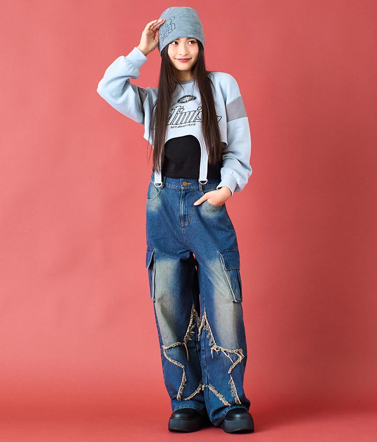 フロント スター デニム パンツ 912-7583