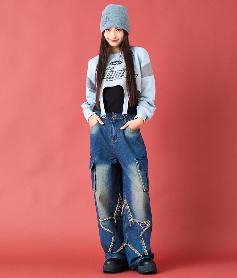 フロント スター デニム パンツ 912-7583