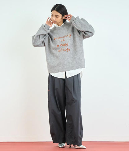 5G アルパカタッチ ロゴ プルオーバー 793-9201
