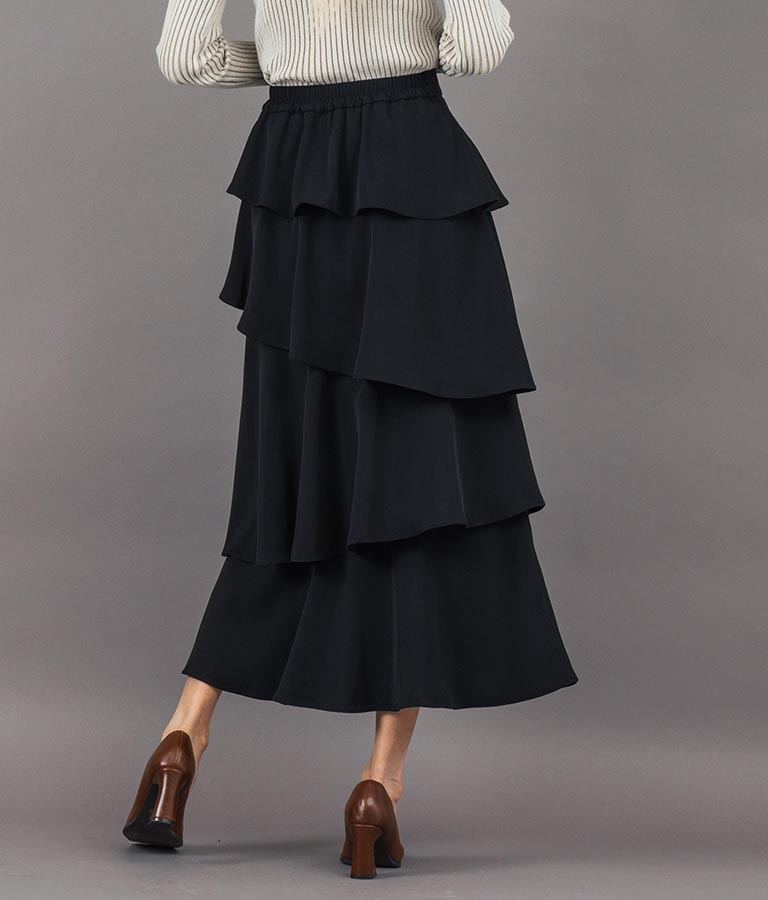 アシンメトリー ティアード スカート 361-9562
