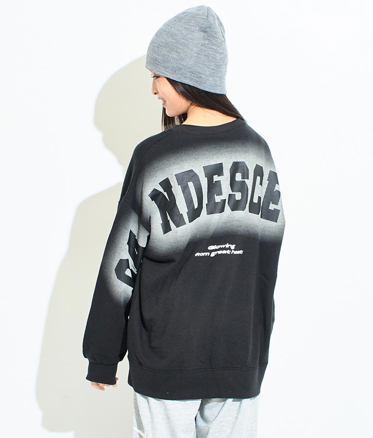 ANAP R+S【リラスポ】バック プリント オーバー スウェット 裏毛 トップス (ユニアイテム) 913-7587