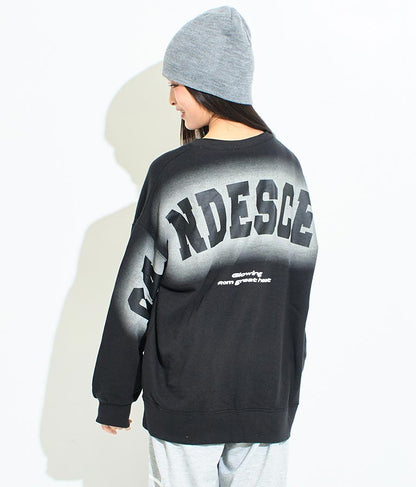 ANAP R+S【リラスポ】バック プリント オーバー スウェット 裏毛 トップス (ユニアイテム) 913-7587