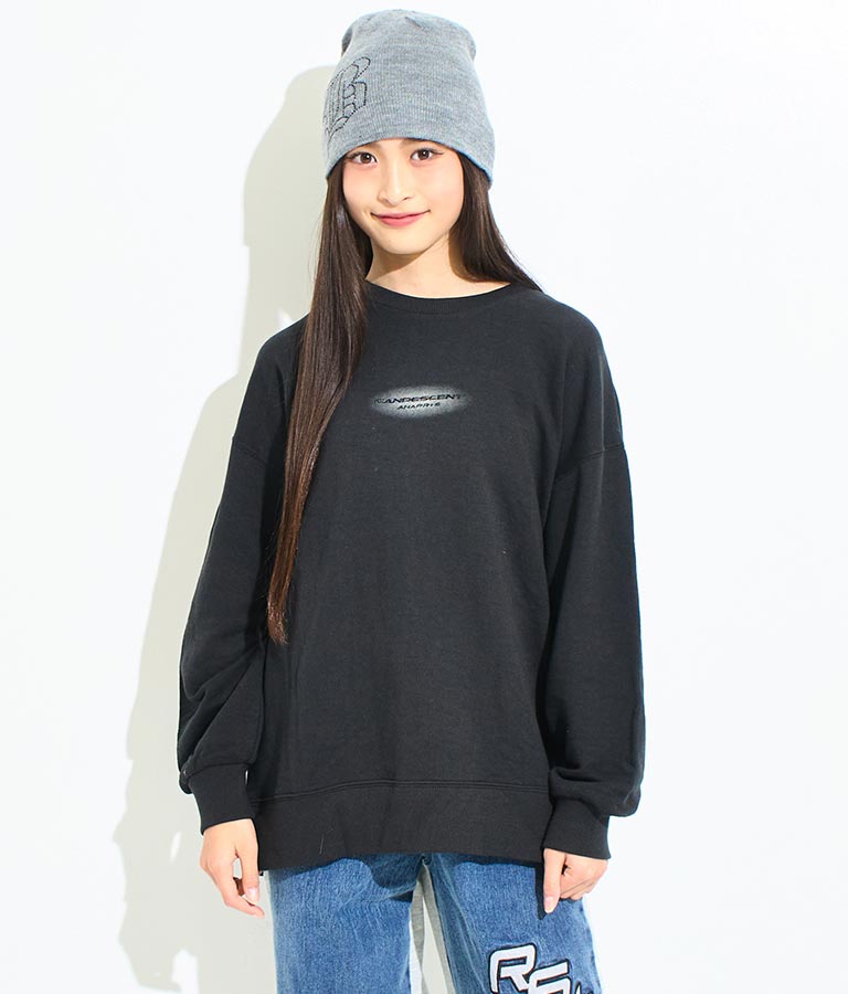 ANAP R+S【リラスポ】バック プリント オーバー スウェット 裏毛 トップス (ユニアイテム) 913-7587