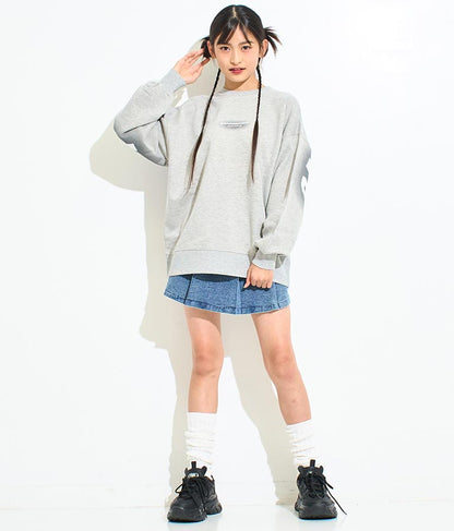 ANAP R+S【リラスポ】バック プリント オーバー スウェット 裏毛 トップス (ユニアイテム) 913-7587