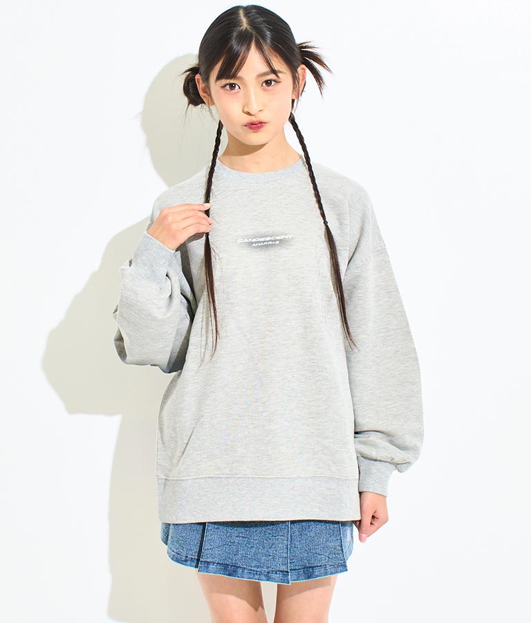 ANAP R+S【リラスポ】バック プリント オーバー スウェット 裏毛 トップス (ユニアイテム) 913-7587