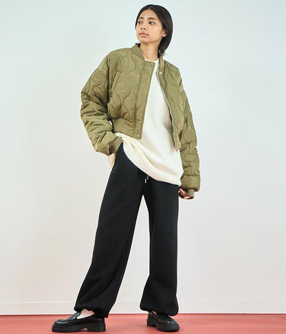 キルティング クロップド ジャケット ブルゾン 156-5533