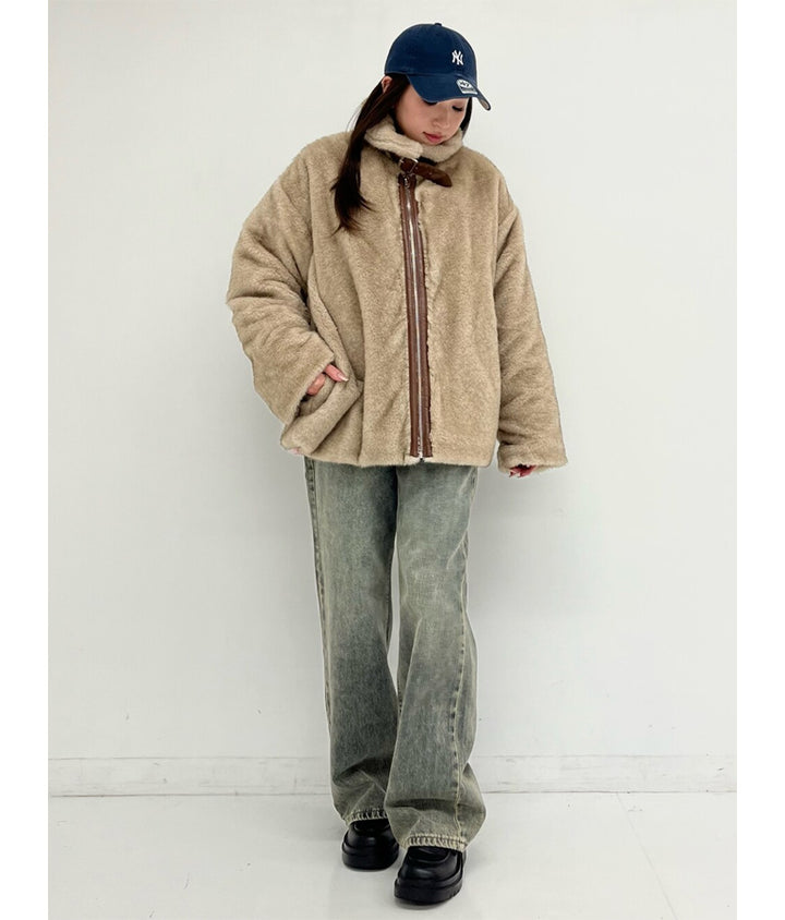 ヴィンテージ オーバーダイ 加工 ストレート デニム パンツ 152-5603