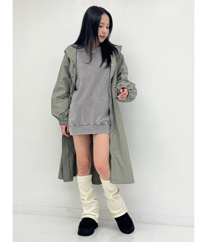 オーバーサイズ ピグメント スウェット 裏毛 トップス 153-5609