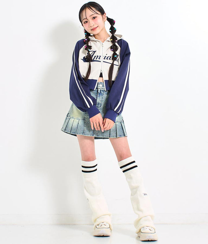 ライン入り レッグウォーマー 919-7651