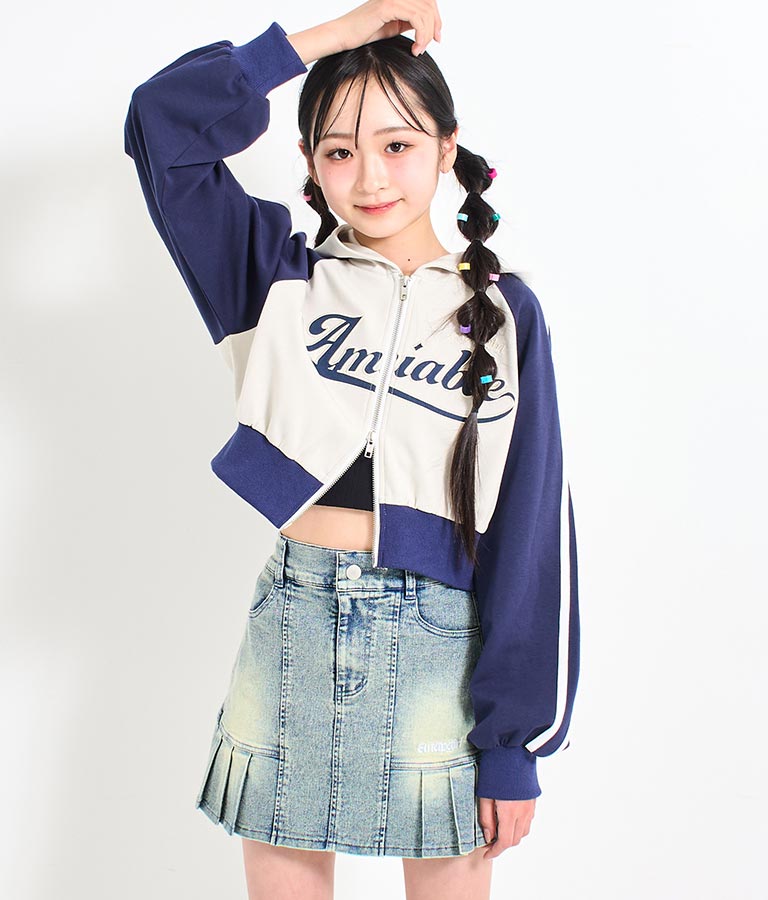 ダブル ジップ ジャージ パーカー