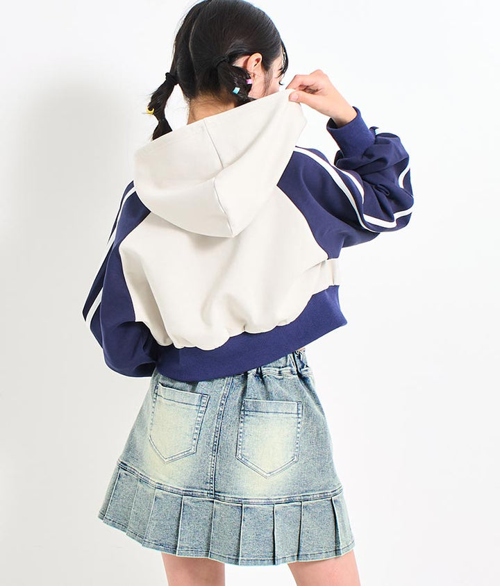 ダブル ジップ ジャージ パーカー 【キッズお揃い】914-7607
