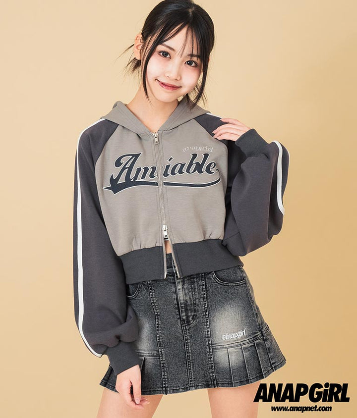 ダブル ジップ ジャージ パーカー 【キッズお揃い】914-7607