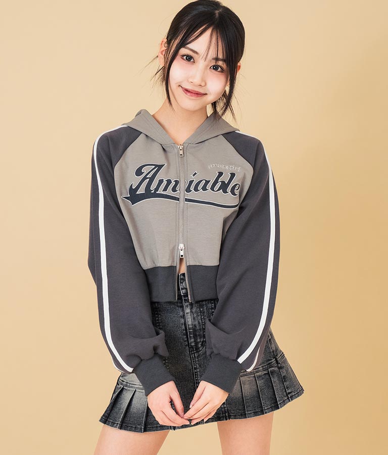 ダブル ジップ ジャージ パーカー 【キッズお揃い】914-7607