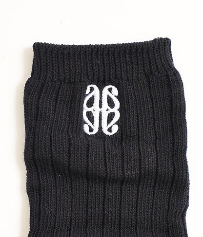刺繍 ロゴ ルーズ ソックス 429-3355