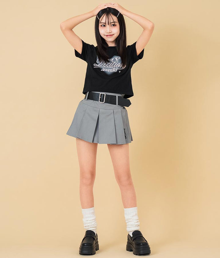 3D ロゴ プリント Tシャツ 913-7628