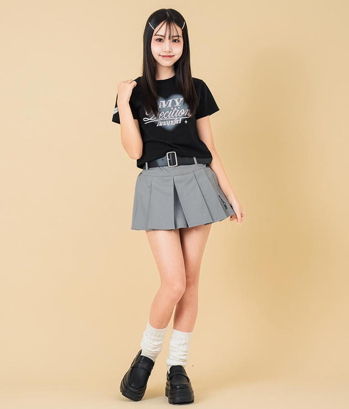 3D ロゴ プリント Tシャツ 913-7628