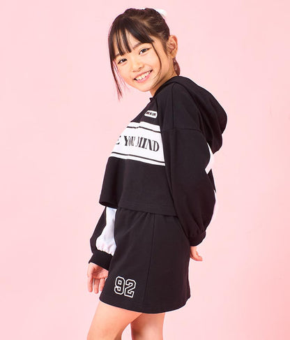 ミニ 裏毛 フーディー × スカパン セットアップ 428-3357