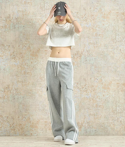 クロップド ヴィンテージ 加工 Tシャツ 153-5669