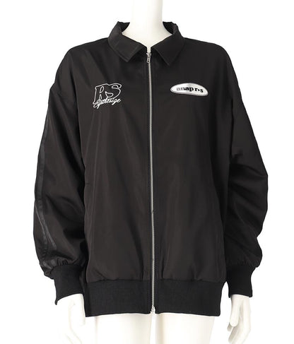 ANAP R+S【リラスポ】エリ付き MA-1 ジャケット ブルゾン (ユニアイテム) 915-7614