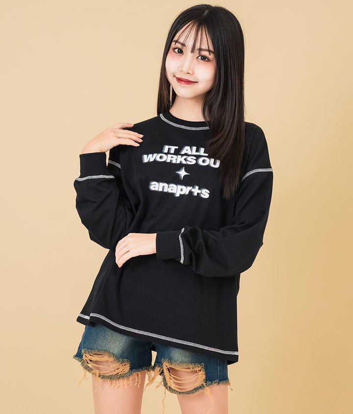 ハイウエスト リングジップ ダメージ デニム ショート パンツ【キッズお揃い】912-7623