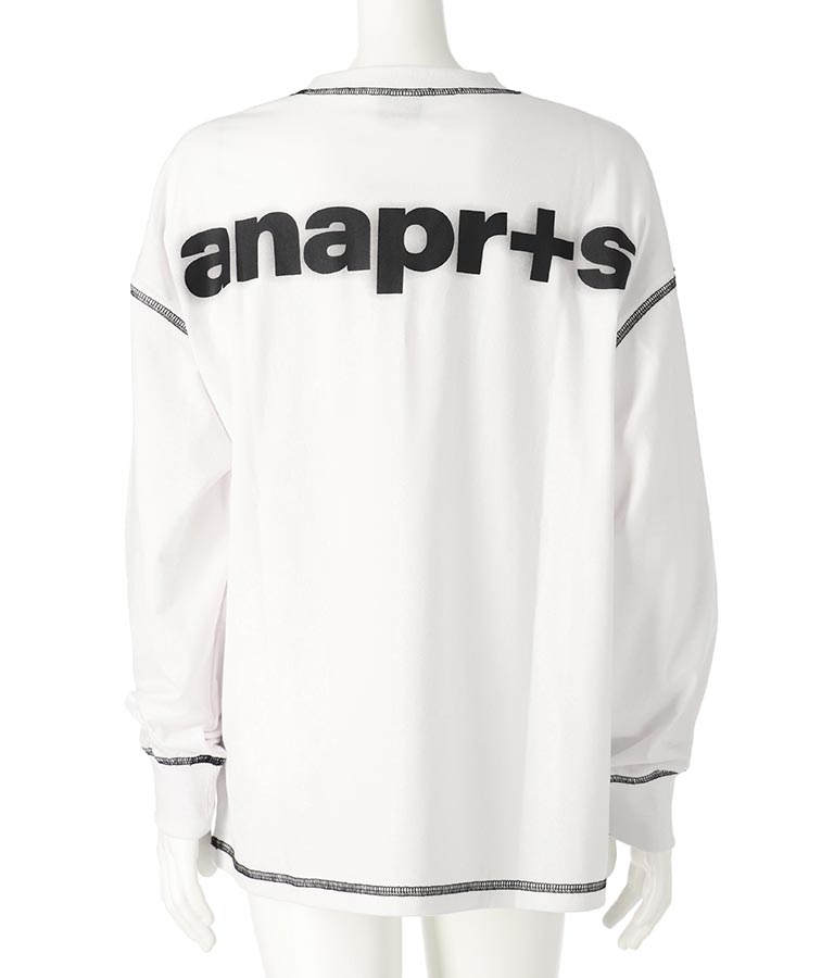 ANAP R+S【リラスポ】バックロゴ オーバーサイズ ロンT (ユニアイテム) 913-7611