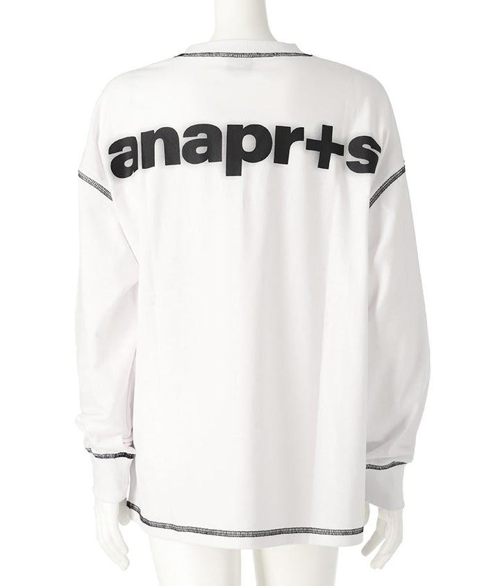 ANAP R+S【リラスポ】バックロゴ オーバーサイズ ロンT (ユニアイテム) 913-7611