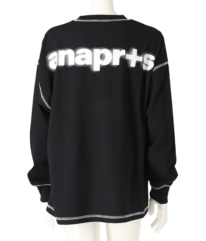 ANAP R+S【リラスポ】バックロゴ オーバーサイズ ロンT (ユニアイテム) 913-7611