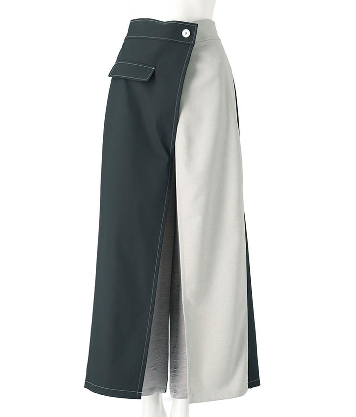 EimeeLaw 配色 ラップ デザイン パンツ 362-9602
